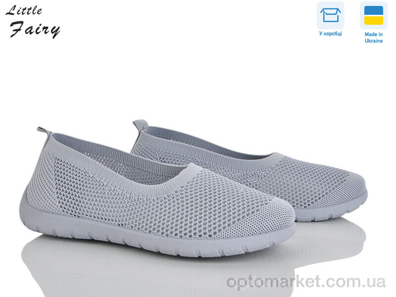 Купить Балетки жіночі 1053-2 L.Fairy сірий, фото 1