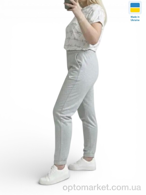 Купить Спортивні штаны жіночі 1055-1NI св.сірий N.ke сірий, фото 2