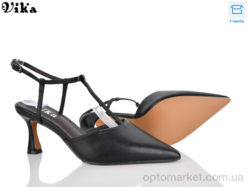 Купить Туфлі жіночі 106-3 Vika чорний, фото 1