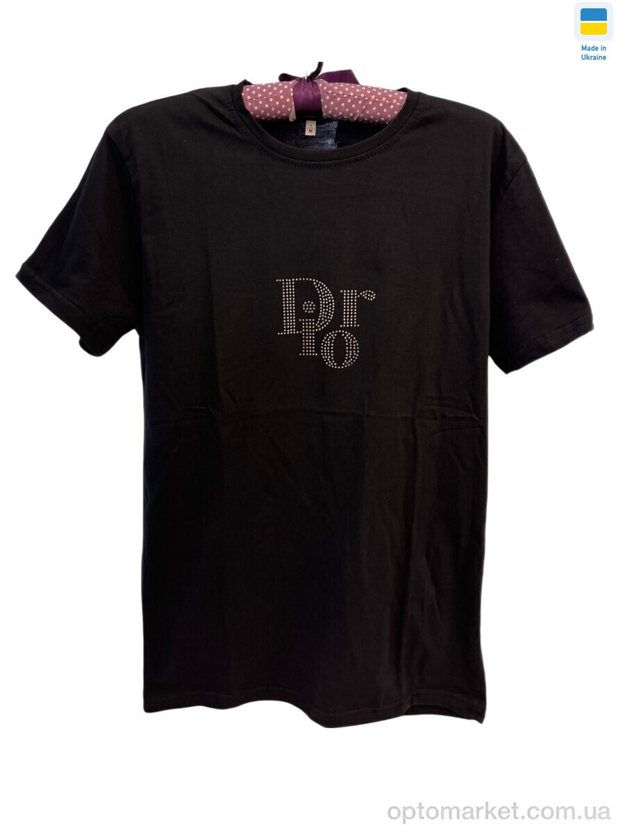 Купить Футболка жіночі 106 black D.or чорний, фото 1