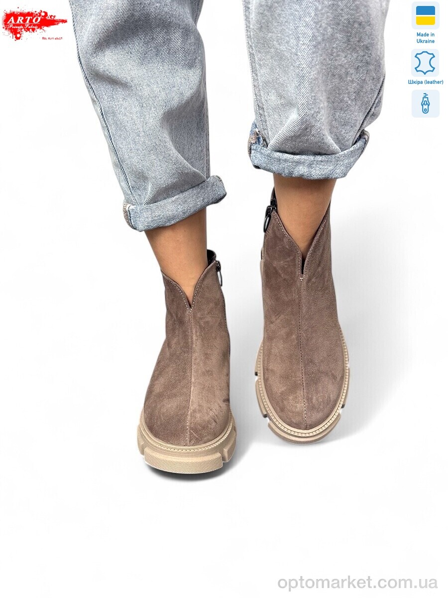 Купить Черевики жіночі 106 кофе з. ARTO коричневий, фото 1