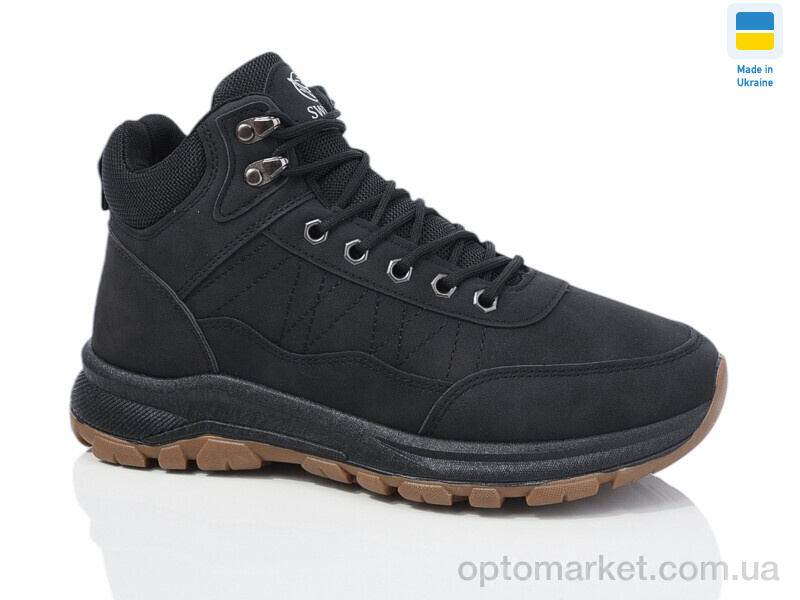 Купить Черевики чоловічі 10605-1 Swin чорний, фото 1