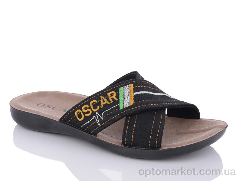 Купить Шльопанці чоловічі 1065 Oscar чорний, фото 1