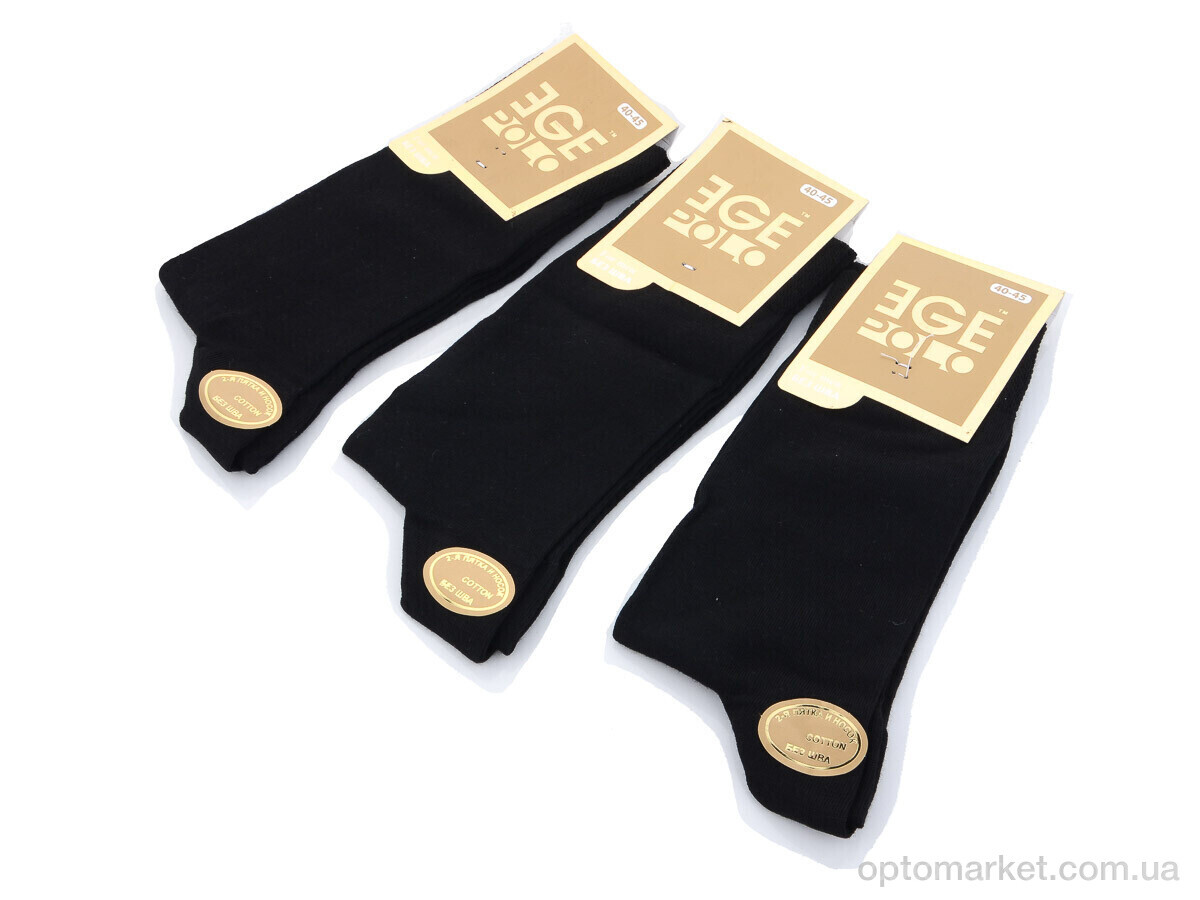 Купить Шкарпетки чоловічі 1068-Ege polo без шва Ege чорний, фото 1