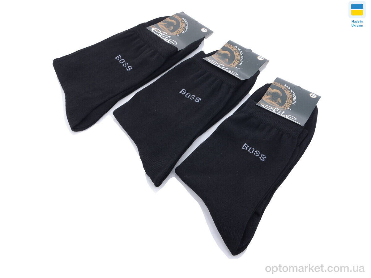 Купить Шкарпетки чоловічі 1069 elite boss Textile чорний, фото 2