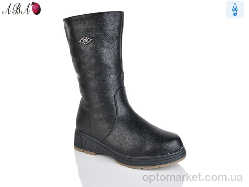 Купить Чоботи жіночі 107-1 Leguzaza чорний, фото 1