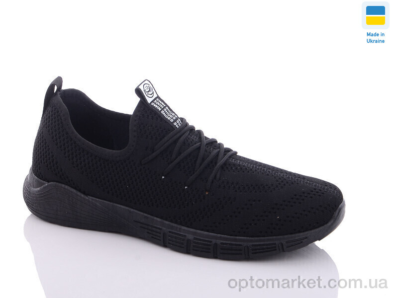 Купить Кросівки чоловічі 107-2 Swin чорний, фото 1