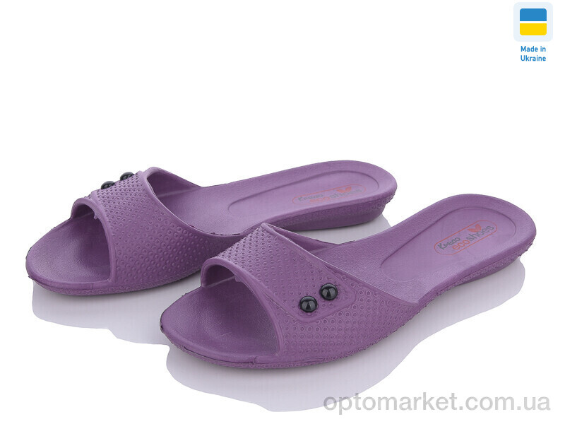 Купить Шльопанці жіночі 107 фіолетовий Kredo фіолетовий, фото 1