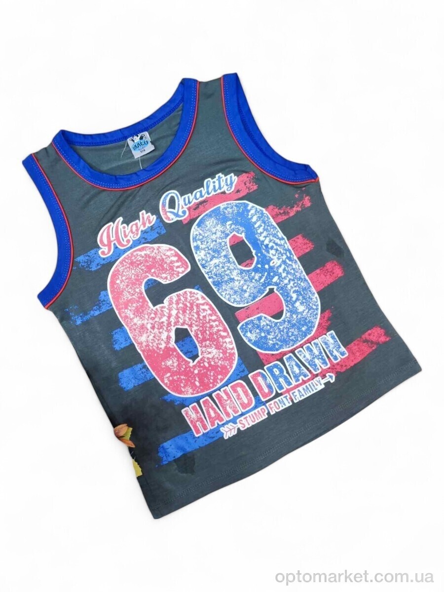 Купить Майка дитячі 1072 хакі-синій MaccaBoy хакі, фото 1