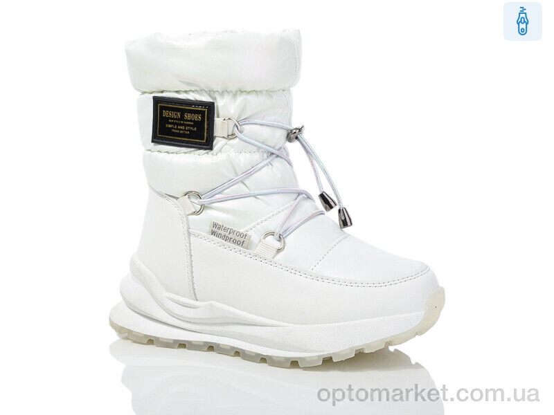 Купить Дутики дитячі 10792A Tom білий, фото 1