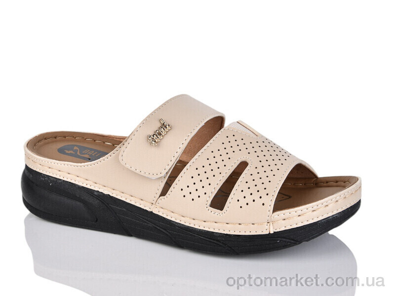 Купить Шльопанці жіночі 108-1 beige Dali Moda бежевий, фото 1