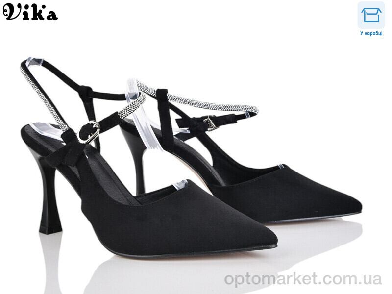 Купить Туфлі жіночі 108-1 Vika чорний, фото 1