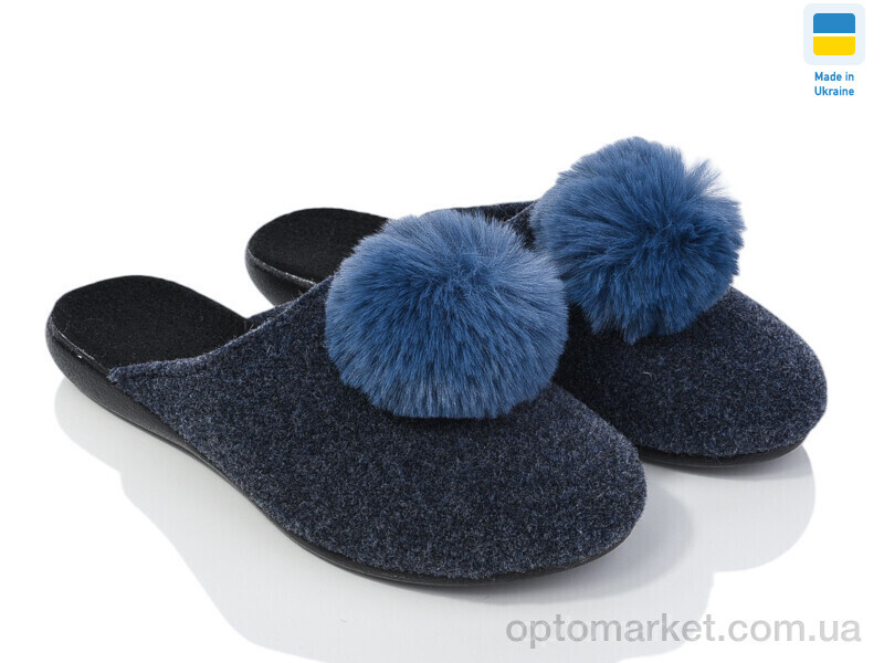 Купить Капці жіночі 108-22 Klerotex синій, фото 1