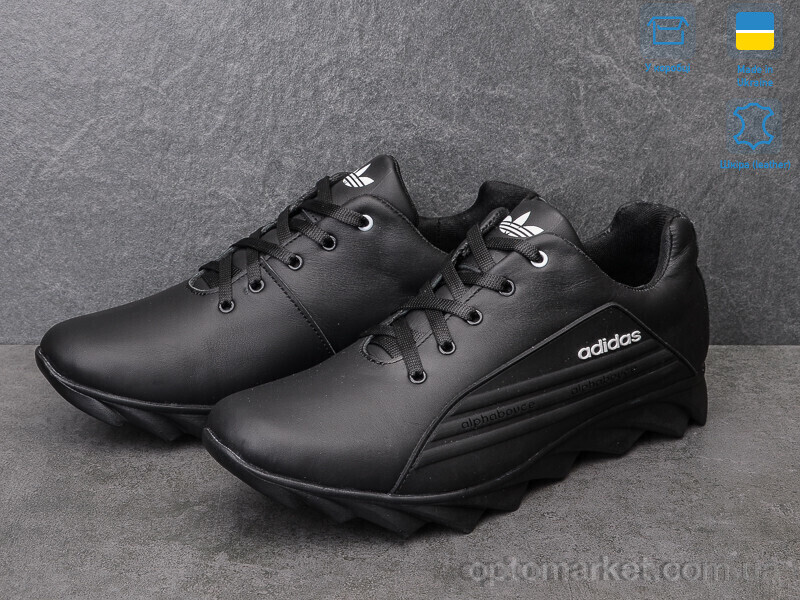 Купить Кросівки чоловічі 108 Ad A.idas чорний, фото 3