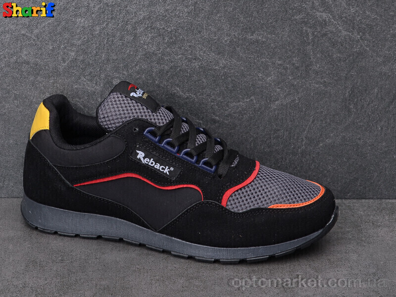 Купить Кросівки чоловічі 1081-2 Reback чорний, фото 2