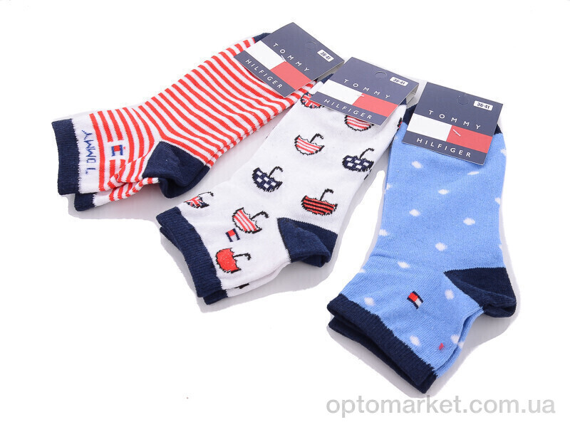 Купить Шкарпетки жіночі 108Z mix T.mmy hilfiger мікс, фото 2