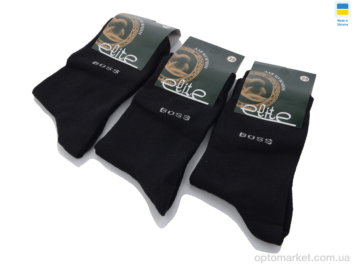 Купить Шкарпетки чоловічі 1092 black Elite чорний, фото 1