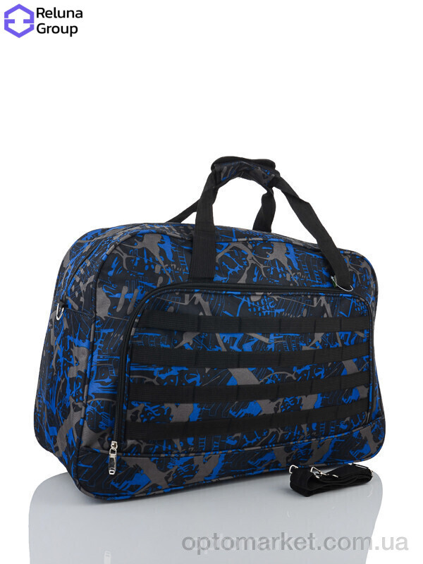 Купить Сумка чоловіча 11003-1 black-blue Reluna Group синій, фото 1
