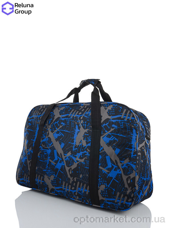 Купить Сумка чоловіча 11003-1 black-blue Reluna Group синій, фото 2