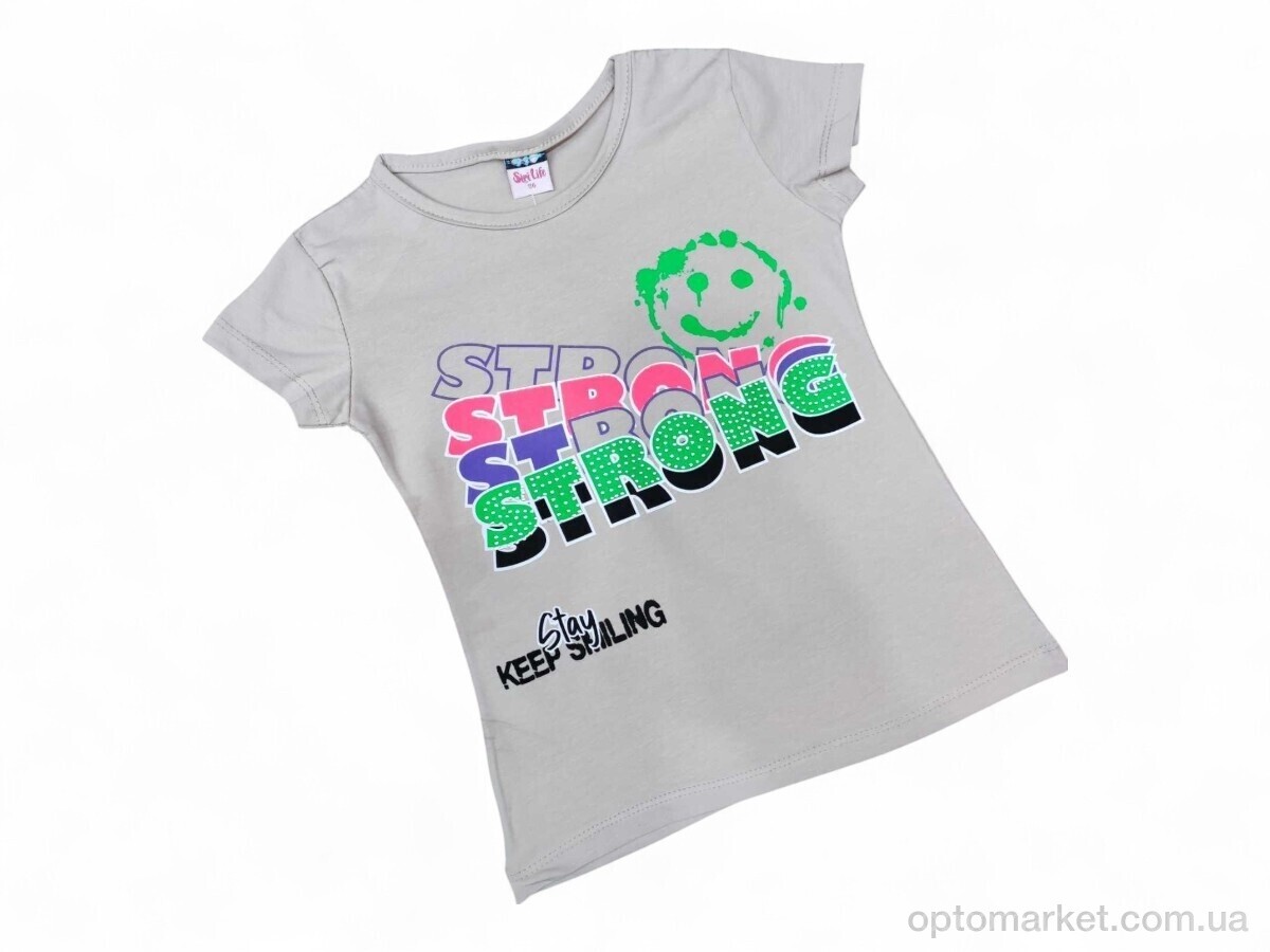 Купить Футболка дитячі 11006 капучіно Siri Life Kids бежевий, фото 1