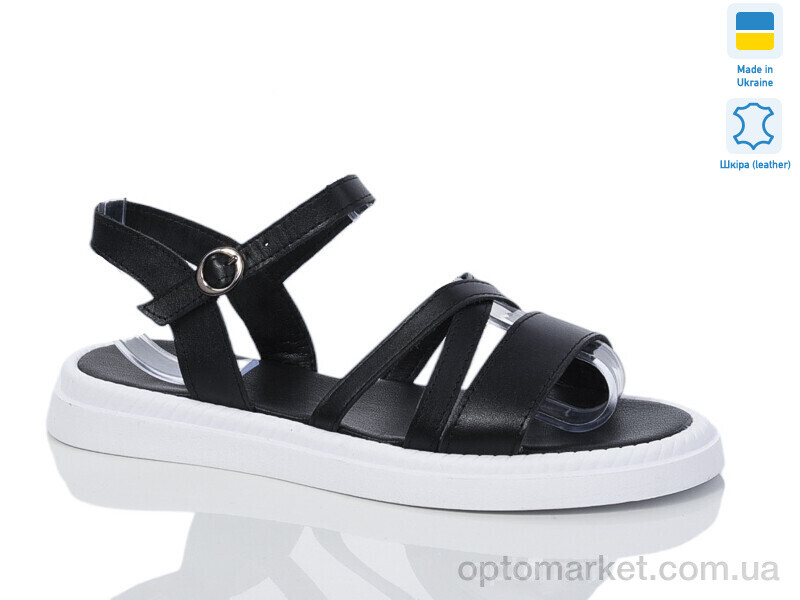 Купить Босоніжки жіночі 1103 чорний-білий к. Sali чорний, фото 1