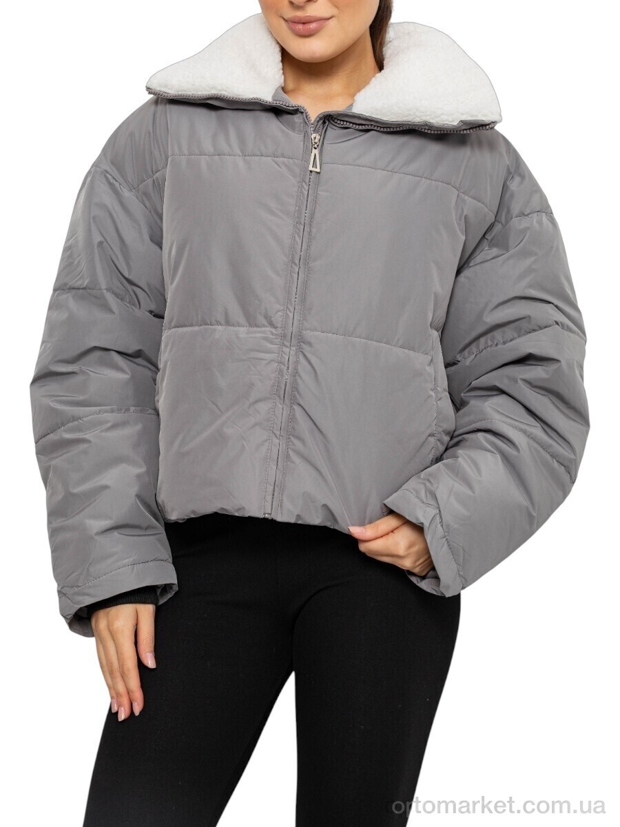 Купить Куртка жіночі 1105 (12058) grey Haiziyuan сірий, фото 1