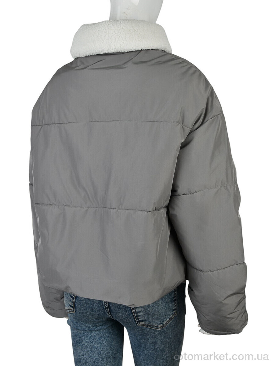 Купить Куртка жіночі 1105 (12058) grey Haiziyuan сірий, фото 2