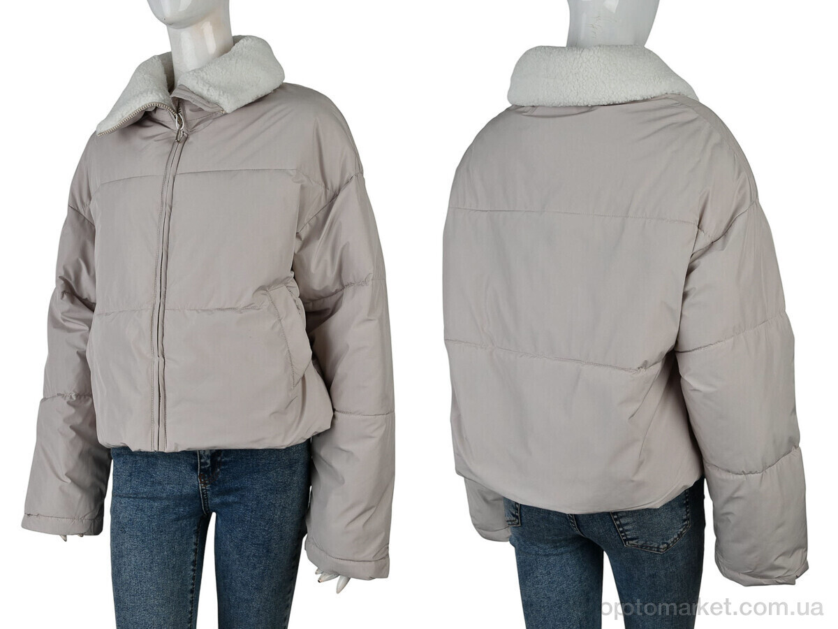 Купить Куртка жіночі 1105 (12058) l.beige Haiziyuan бежевий, фото 3