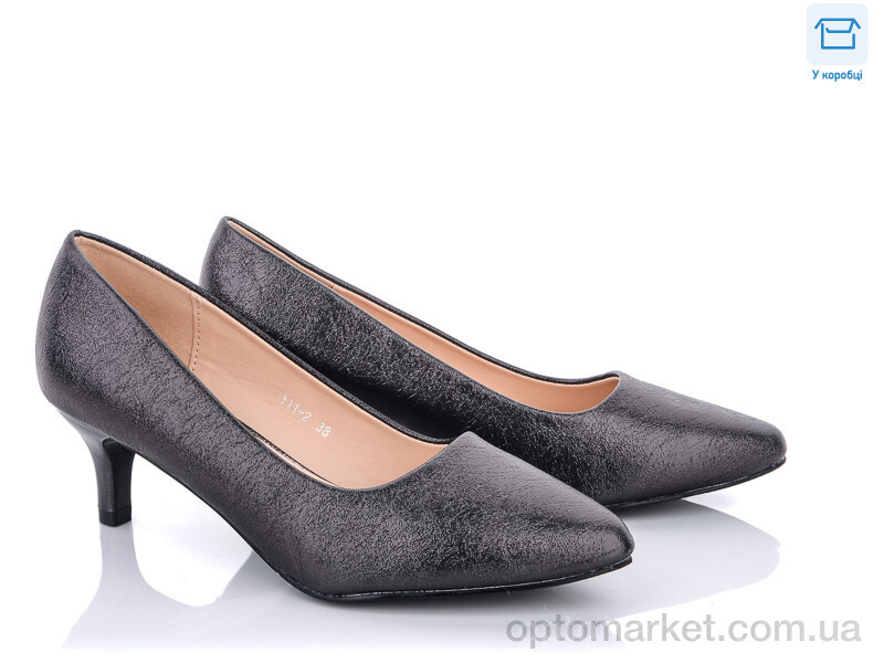 Купить Туфлі жіночі 111-2 MaiNeLin графіт, фото 1