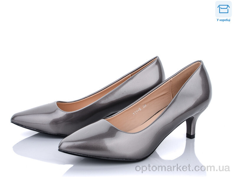 Купить Туфлі жіночі 111-5 MaiNeLin графіт, фото 1
