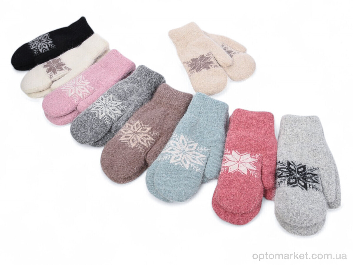 Купить Рукавиці жіночі 1123 mix Anjela мікс, фото 1