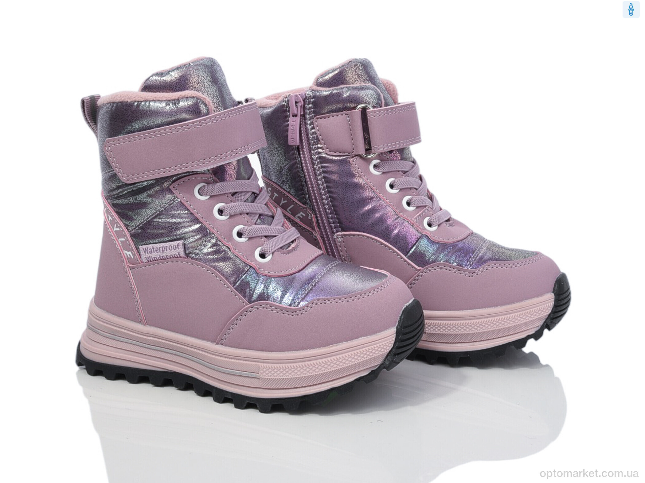 Купить Дутики дитячі 11274D TOM.M фіолетовий, фото 1