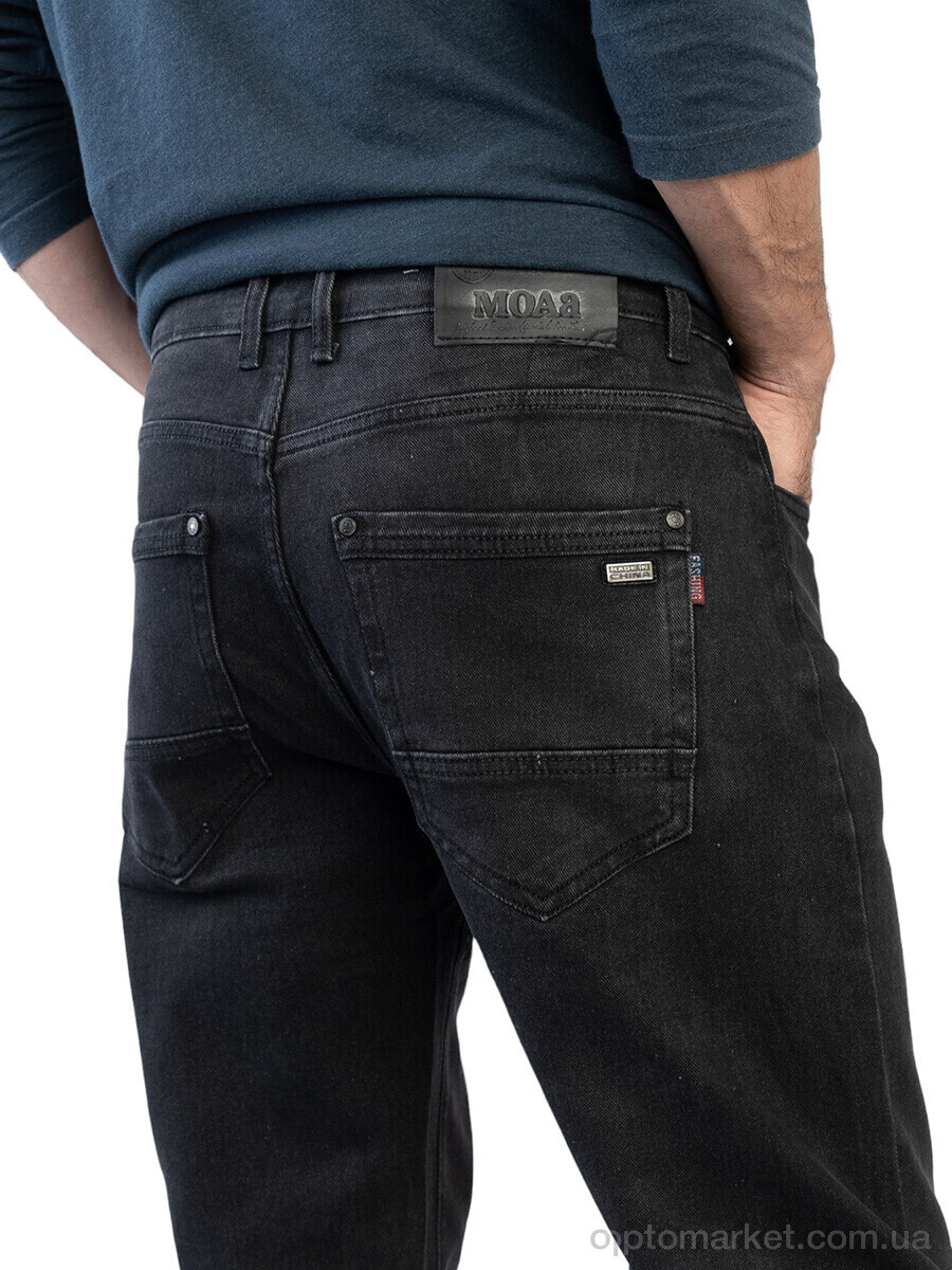 Купить Джинси чоловічі 112 Massmag чорний, фото 3