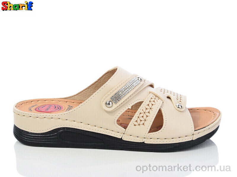 Купить Шльопанці жіночі 1135-1 Serra бежевий, фото 1