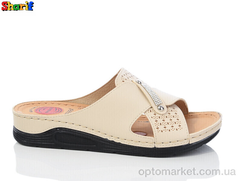 Купить Шльопанці жіночі 1141-1 Serra бежевий, фото 1