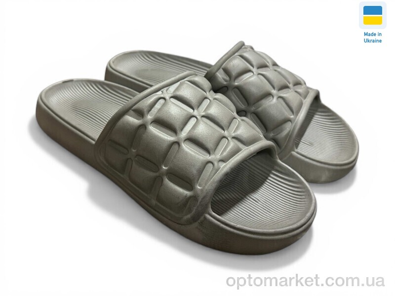 Купить Шльопанці жіночі 116 графіт TapMal сірий, фото 1