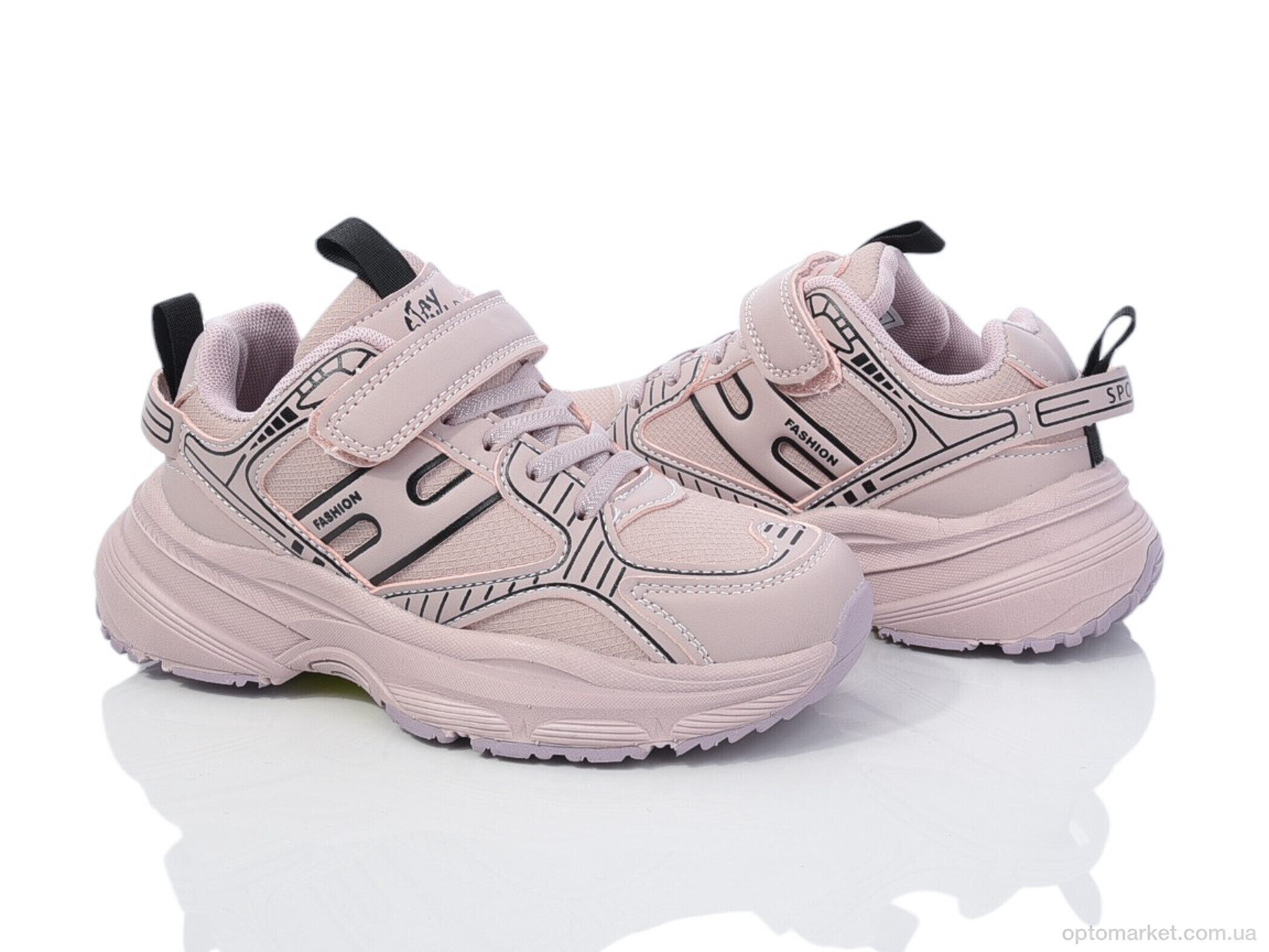 Купить Кросівки дитячі 11636B TOM.M рожевий, фото 1