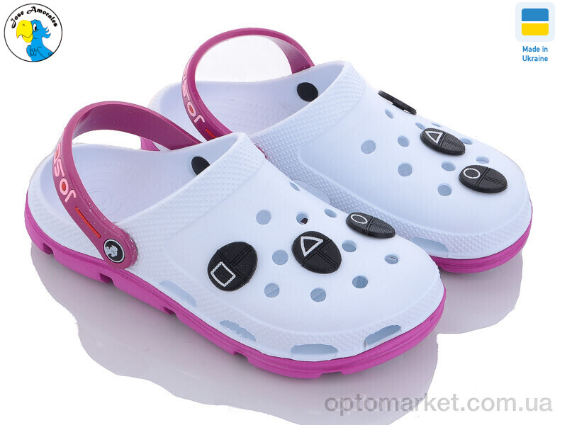 Купить Крокси жіночі 116471 Jose Amorales білий, фото 2