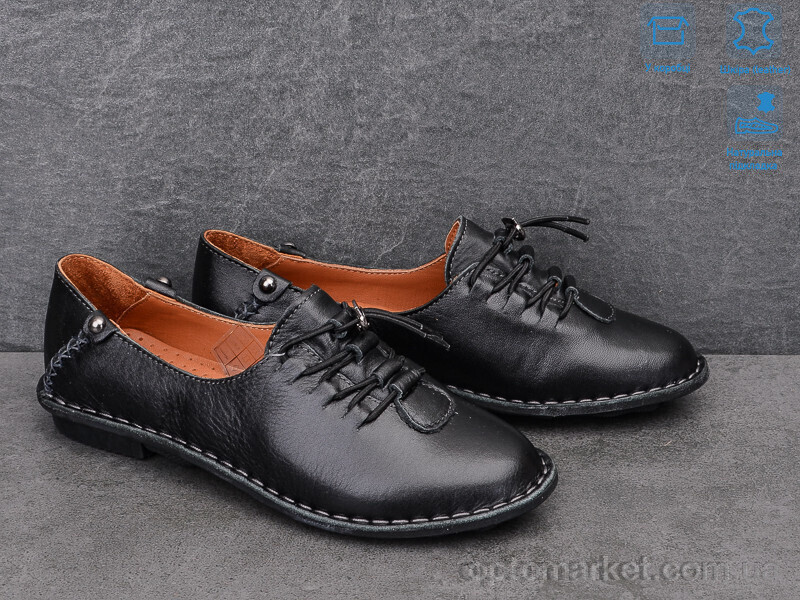 Купить Туфлі жіночі 117-01 Bati moda чорний, фото 2