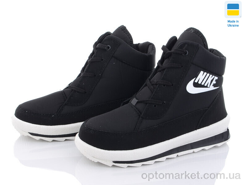 Купить Черевики чоловічі 117N чор.б/п літери N.ke чорний, фото 2