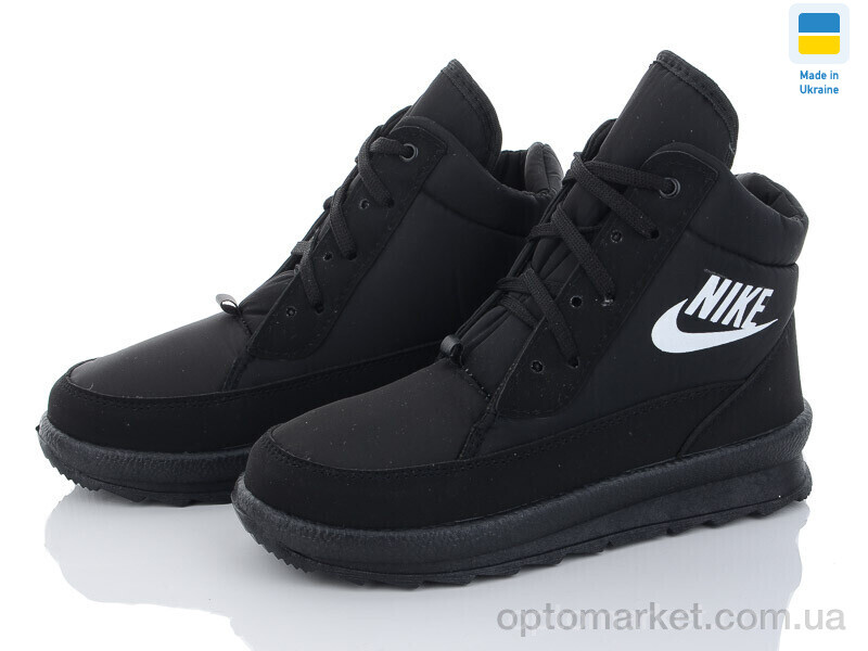 Купить Дутики жіночі 117N чор.ч/п літери Karolina чорний, фото 2