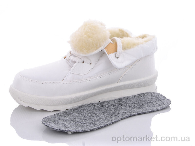 Купить Дутики жіночі 117X біл.б/п Karolina білий, фото 3