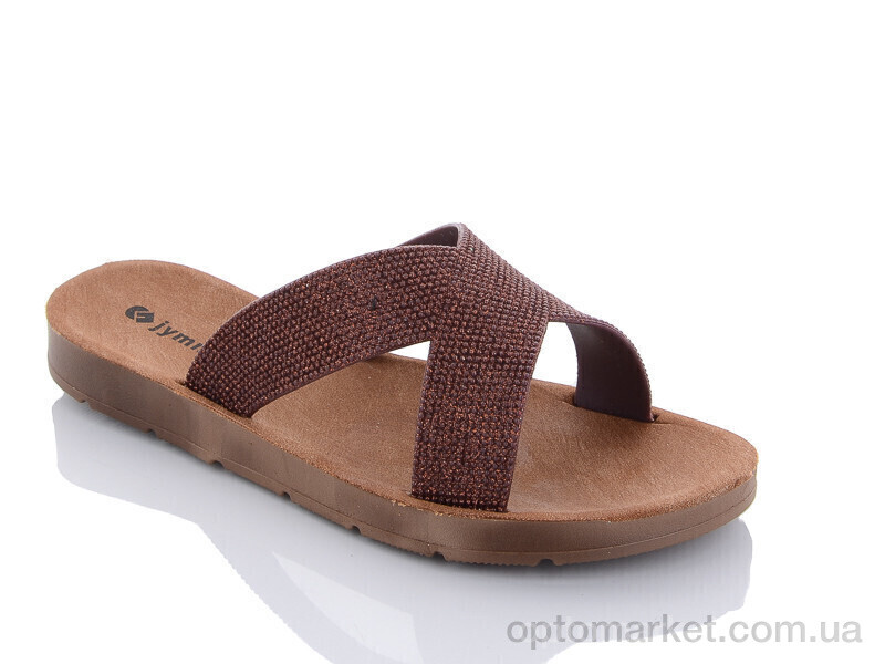 Купить Шльопанці жіночі 118-3 Jymnk бордовий, фото 1