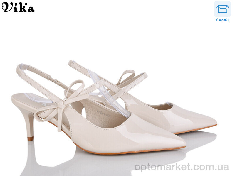 Купить Туфлі жіночі 118-4 Vika бежевий, фото 1
