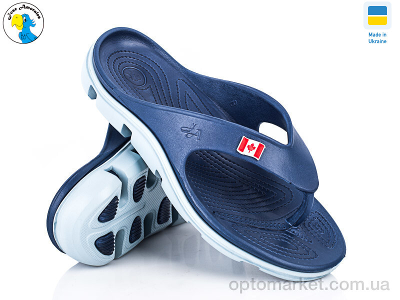 Купить Шльопанці чоловічі 118211 Jose Amorales синій, фото 1