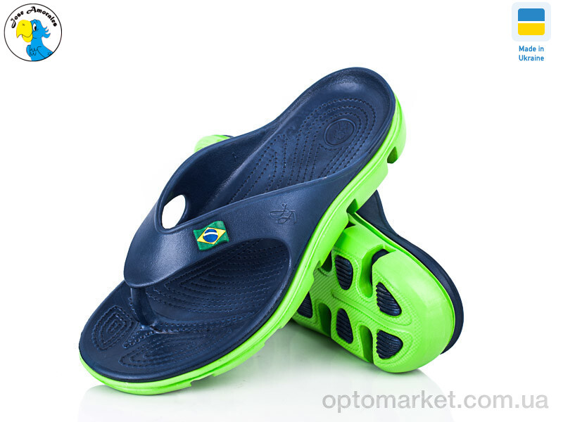 Купить Шльопанці чоловічі 118217 Jose Amorales синій, фото 1