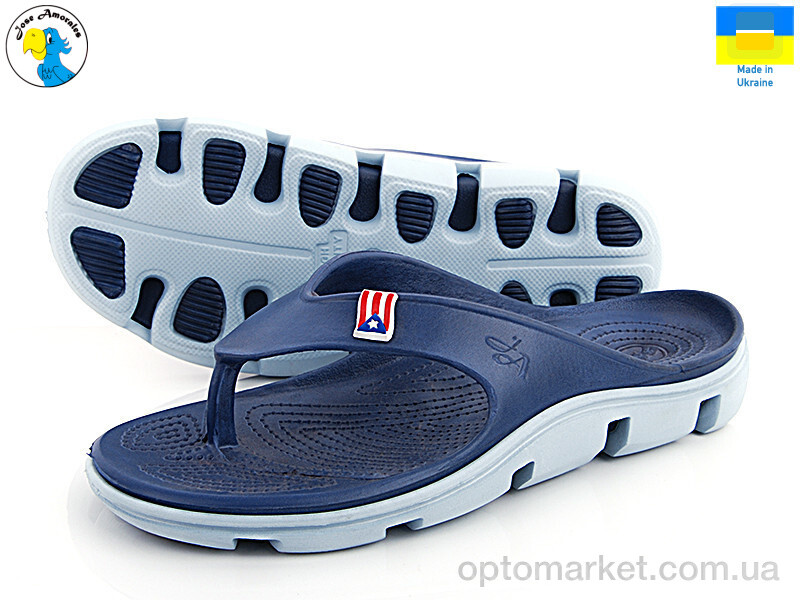 Купить Шльопанці жіночі 118220 Jose Amorales синій, фото 1