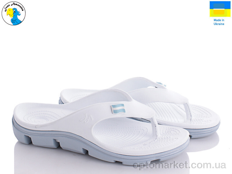 Купить Шльопанці жіночі 118221 Jose Amorales білий, фото 1