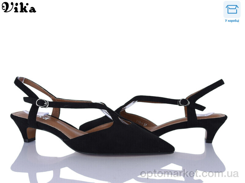 Купить Туфлі жіночі 119-1 Vika чорний, фото 1