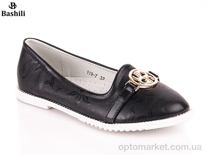 Купить Туфлі дитячі 119-7 black Башили чорний, фото 1